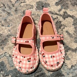 Old Navy Pink Gingham Kids Dress Shoes